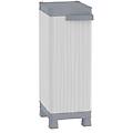 storage armadio basso base 350 uw in polipropilene grigio l 35 x h 97. 6 x p 43. 8 cm 1 anta adatto