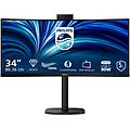 monitor pc 34b2u3600ch 34 pollici wide quad hd curvo nero