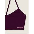 top sportivo seamless con spalline incrociate potent purple donna exsmall/small