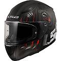 ff353 rapid ii claw casco nero bianco rosso 3xl