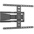 supporto tv a parete 43''-90'' ultrasottile inclinabile e rotabile nero