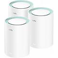 m1300 sistema mesh wifi 5 dual-band 3 pack bianco per 100 dispositivi router