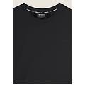 t-shirt regular fit con inserti a contrasto pirate black uomo medium