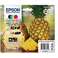 - cartuccia ink serie ananas multipack 604 xl/std-nero/ciano/magenta/giallo
