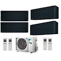 climatizzatore condizionatore bluevolution quadri split inverter stylish black r-32 wi-fi