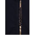 felpa da donna con zip collo alto e dettagli oro dark sapphire donna extra large