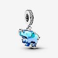 charm pendente elefante vetro di murano blu 793339c01