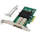 tarjeta de red mc-pciex4-i350-f2 pcie dual rj45 1 gbit/s low profile