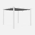 telone per pergola condate in poliestere 3x3 m. grigio