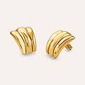 orecchini lobo silver collection argento dorato collezione silver collection giallo