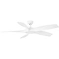 ventilatore da soffitto cocos con luce led e telecomando 29w bianco