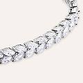 bracciale tennis red carpet argento rodiato cubic zirconia collezione red carpet bianco