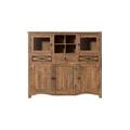 credenza in legno di acacia 160x40x140 finitura naturale protettiva nature of spirit #339