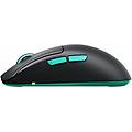 xtrfy mouse wireless gaming ottico 26000 dpi nero e turchese