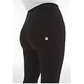 pantaloni push up wr. up skinny vita alta cotone organico nero donna small
