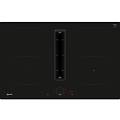 v58nhq4l0 n 70 piano cottura autosufficiente (nero 80 cm con cappa aspirante integrata)