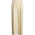 pantaloni in misto lino