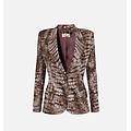 alligator print jacket