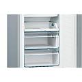 frigorifero combinato kgn36nlea classe e 186x60 cm-metal look