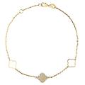 bracciale donna oro giallo bianco gl100808