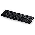 k270 tastiera wireless layout tedesco qwertz nero
