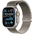 - watch ultra 2 gps + cellular 49mm cassa in titanio con titanio naturale milanese loop s