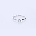 anello solitario diamazing oro bianco diamante collezione diamazing misura 54 oro bianco