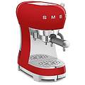 macchina da caffè espresso manuale 50's style – rosso lucido – ecf02rdeu