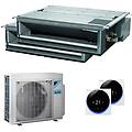 condizionatore canalizzabile mini sky fdxm-f9 dual split 18000+18000 btu inverter a++ esterna 9 kw