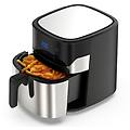 friggitrice ad aria universale blue air crispy 6006b da 6 5 litri nera/inossidabile