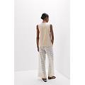 canotta in elevated cotton scollo a v donna naturale taglia s