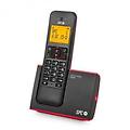 telefono cordless blade 7290rc1 rosso nero gap vivavoce display illuminato