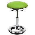 - sitness bob sgabello piede anello in alluminio rivestimento in tessuto verde