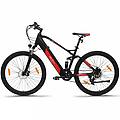 bicicletta elettrica alfa romeo racing full 29'' in alluminio shimano 7v doppia sospensione luci
