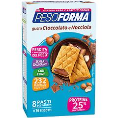 pesoforma biscotto gusto cioccolato e nocciola