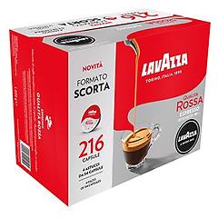lavazza cartone 216 capsule qualita rossa