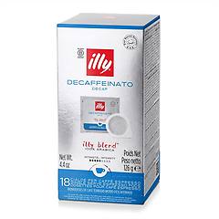 illy caffe' in cialde ese monodose decaffeinato 1 confezione da 18 cialde