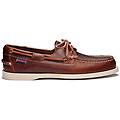 scarpa da barca da uomo docksides portland pelle cerata marrone