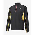 giacca run ultraweave s half zip nero giallo xl