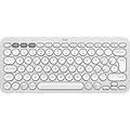 pebble keys 2 k380s tastiera rf senza fili + bluetooth qwerty italiano bianco