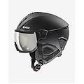 casco instinct visor nero opaco con lente a specchio argento 53-56