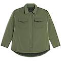 camicia con imbottitura e fit oversize in nylon navtta
