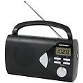 - radio portatile satinata antenna telescopica funzione allarme nero