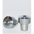 ramponi tondi 15mm con punta widia senza filetto 8 pz ramponi tondi con