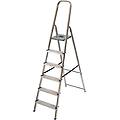 scala eurodomus alluminio 6 gradini peso 5 40 kg portata 150 kg altezza pedana 128 cm