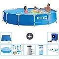 - piscina fuori terra in giro 366x76 cm blu include accessori coordinati a1626