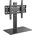 tecnomat supporto tv da tavolo da 23'' a 47'' portata 40 kg colore nero dimensione base 480x280