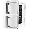 freidora de aire shark sl400euwh 9 5l 2470w con doble cesta y control giratorio