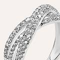 anello fascia claire oro bianco cubic zirconia collezione claire misura 54 oro bianco