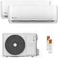 condizionatore essential 2 dual split 7000+7000 btu inverter a+ unità esterna 4 1 kw